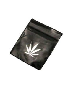 ZIP bag BLK SILVER LEAF (60×40) – 100 kom