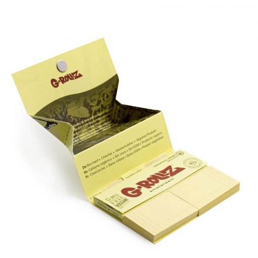 G-ROLLZ | Banksy's Graffiti - Org. Hemp Extra Thin - 50 '1 1/4' Papers + Tips&Tray